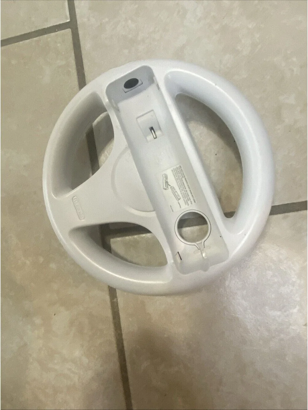 Nintendo Wii Video Game Console RVL-001 White With Cords ,remote,wheel